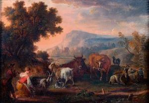 Bergers Et Leur Troupeau Bergers Et Leur Troupeau