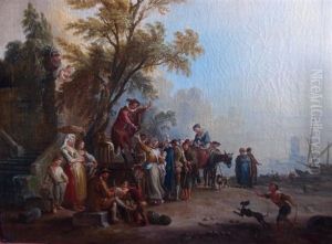 Scene De Genre by Jean Baptiste Lallemand