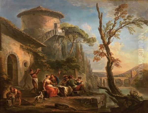 La Collation Devant Le Moulin - view 1