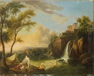 Paysage Aux Baigneuses