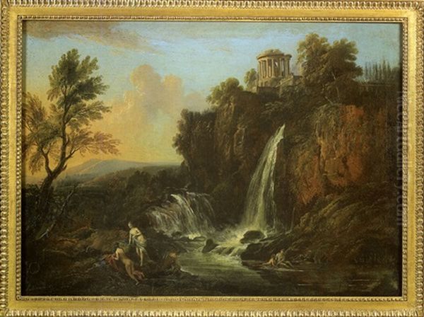 Baigneuses Devant Les Cascades De Tivoli - view 1