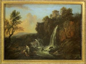 Baigneuses Devant Les Cascades De Tivoli