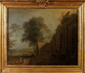 Les Terrasses De Saint-germain by Jean Baptiste Lallemand