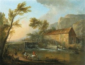Paysage Au Moulin A Eau