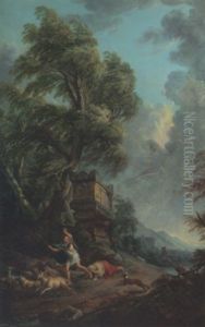 Le Tombeau De Neron Sous L'orage