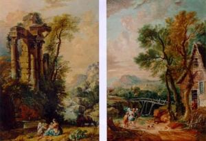 The Rest On The Flight Into Egypt by Jean Baptiste Lallemand