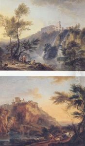 View Of The Temple Of Vesta by Jean Baptiste Lallemand