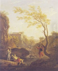 Veduta Di Tivoli by Jean Baptiste Lallemand