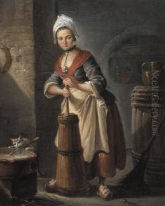 Les Metiers De Paris, La Barateuse by Jean Baptiste Lallemand