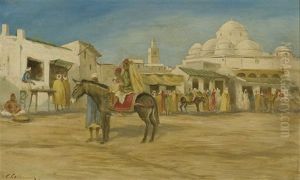 Mosquee De Sidi Mehrez, Tunis by Martin Jacques Charles Lallemand