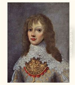 Portrait De Charles 3eme (?), Fils De Nicolas De Baignart Et De Demoiselle Marie De Moncy