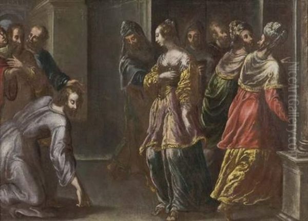 Le Christ Et La Femme Adultere - view 1
