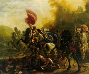 Battle Scene by Georges Lallemant