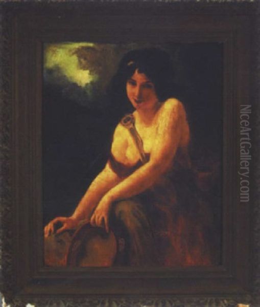 Temptress With Tambourine - view 1