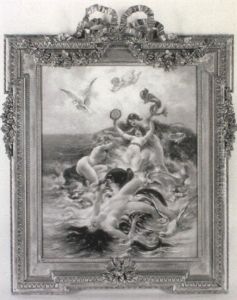 Sea Nymphs Disporting With A Dolphin