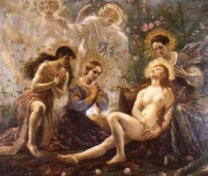Sainte Cecile by Adolphe Lalire LaLyre