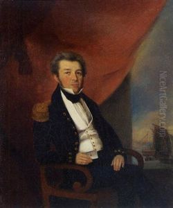 Portrait Of A Ship's Captain by Lam Qua