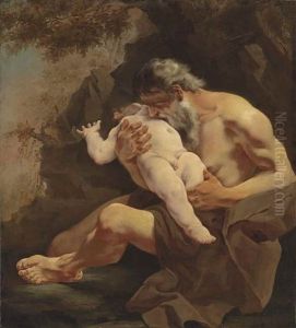 Cronus Devouring His Child by Giulia Lama