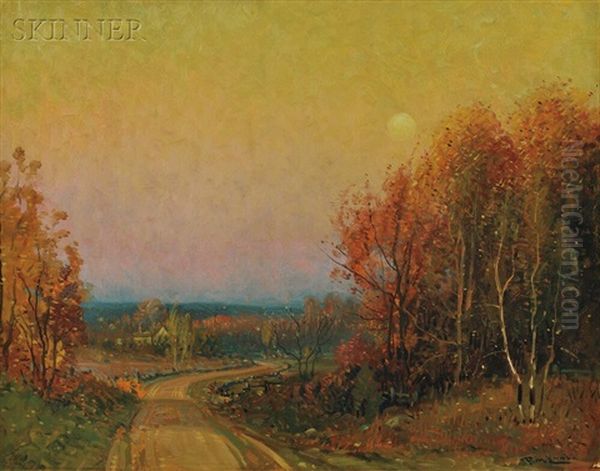 Autumn View At Dusk - view 1