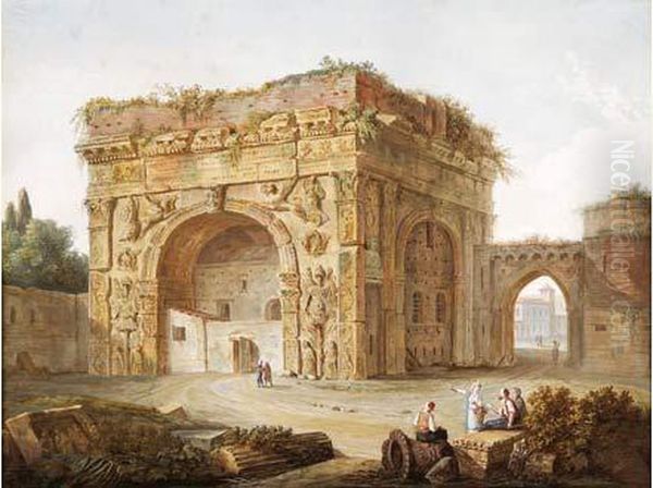 L'arc De Trajan A Tripoli - view 1