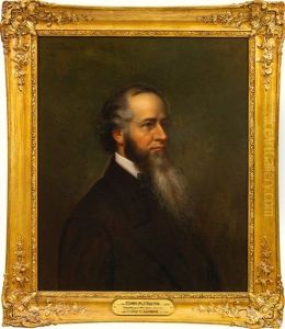 Portrait Painting Of Secretary Of War Edwin Stanton