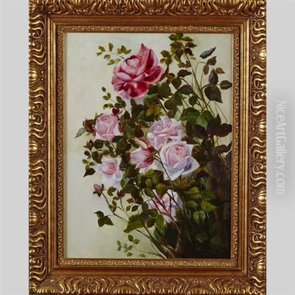 Cuttings Of Red And Pink Roses - view 1