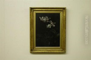 Cyclamen Still Life by George Cochran Lambdin