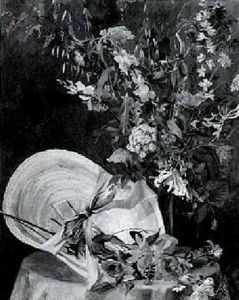 Still Life With Bouquet And Bonnet