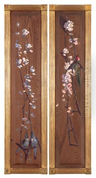 Blossom And Bird Design - view 1