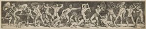 Battle Of Eighteen Nude Men by Barthel Beham