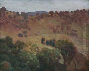 Landscape, Australia (sketch) by George W. Lambert