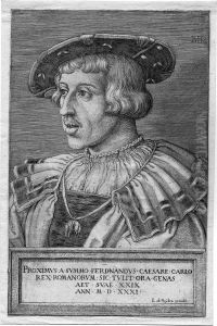 Bildnis Kaiser Ferdinand I by Barthel Beham