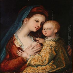 Madonna With The Child by Barthel Beham