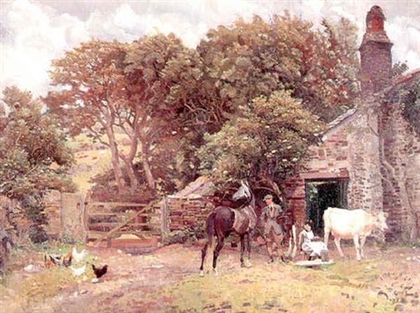 Bossiney Farmyard - view 1