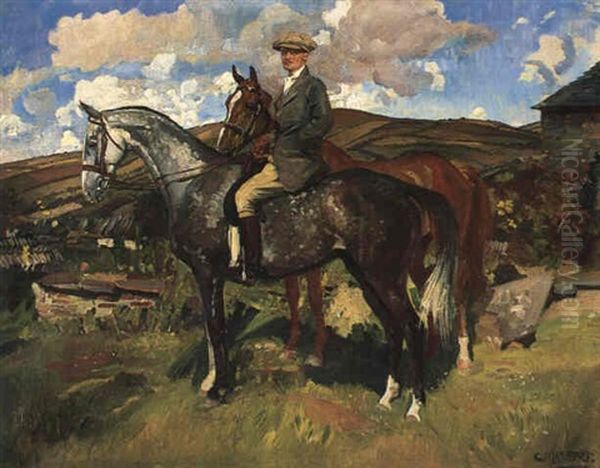 Algernon Talmage R.a., Martha And James - view 1