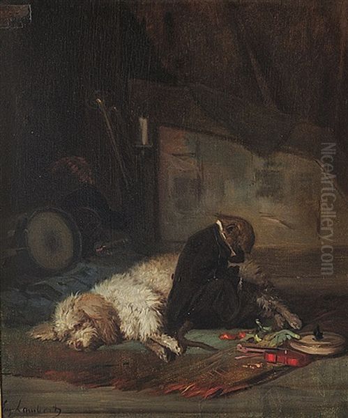Le Singe Et Le Chien Du Cirque - view 1