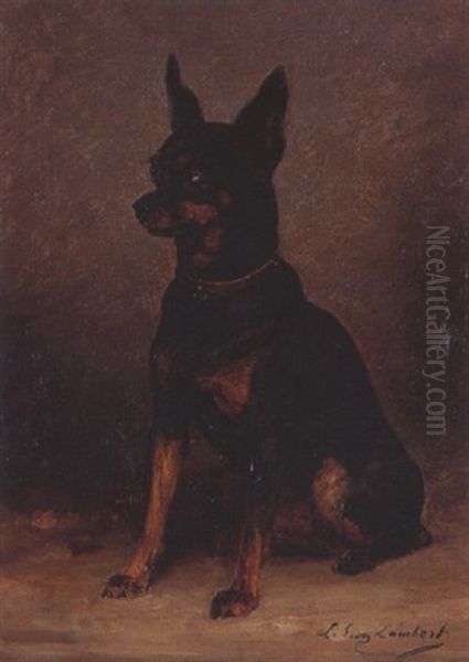 Portrait De Bob, Le Manchester Terrier - view 1