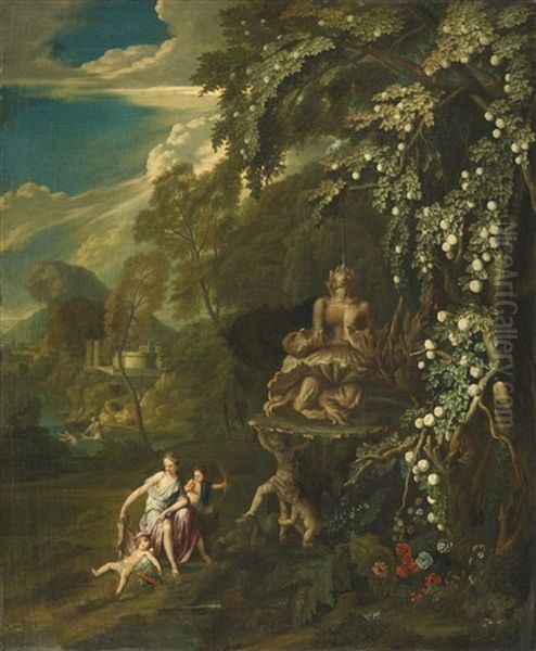 Classical Landscape With Mythological Figures - view 1