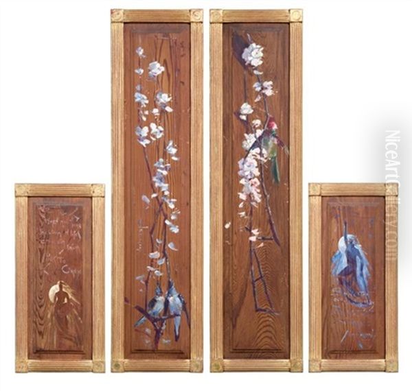 Decorative Wood Panels (+ 3 Others; 4 Works, Various Sizes) - view 1