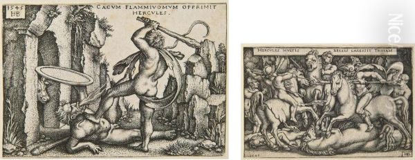 Hercules Killing Cacus, From: The Labours Of Hercules - view 1