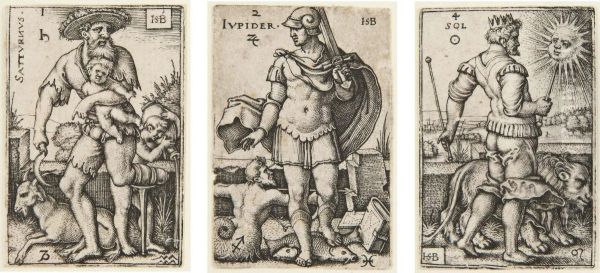 The Seven Planets With The Zodiacs - view 1
