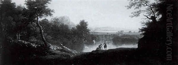 Landscape With Shepherds And Their Flocks - view 1