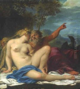 Jupiter And Juno by Bonaventura Lamberti