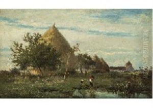 Paysage Aux Meules Paysage Aux Meules