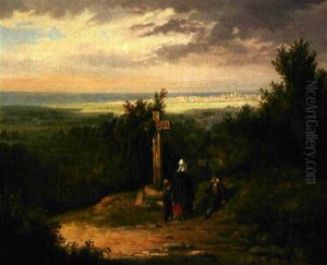 La Recontre Au Calvaire Au Dessus De La Plaine La Recontre Au Calvaire Au Dessus De La Plaine