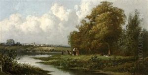 Jardiniers Au Bord De La Riviere Jardiniers Au Bord De La Riviere
