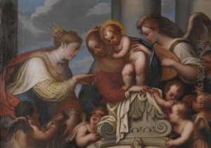 Die Mysthische Verlobung Der Heiligen Katharina Die Mysthische Verlobung Der Heiligen Katharina