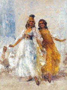 Danseuses Ouled-nails by William Lambrecht