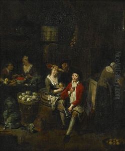 Gronsaksforsaljare by Jan Baptist Lambrechts