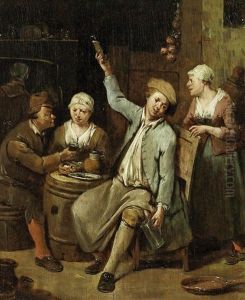 Im Wirtshaus by Jan Baptist Lambrechts